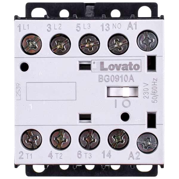 Contactor (magnetic starter) LOVATO 380705 BG0910A 20A/230V AC 9A/4kW/400V AC3