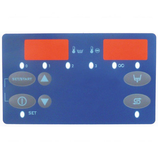 Membrane keypad for dishwasher Compatible with DIHR/Kromo/Olis 402685 134x79mm