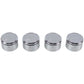 Oven Universal Control Knob Set (4 pcs) D=34mm H=30mm (Tall Adapter) Silver