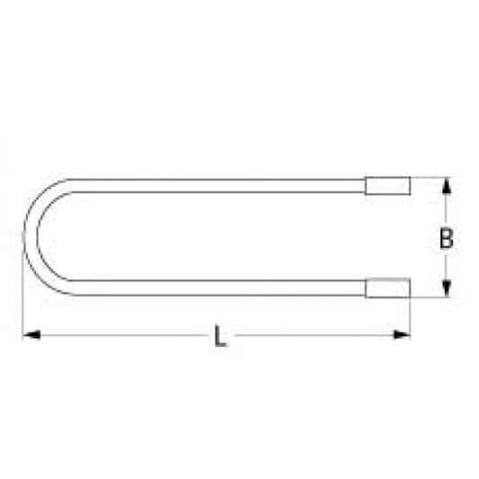 Defrosting Heating Element for Refrigeration Equipment Coldline 417515 150W