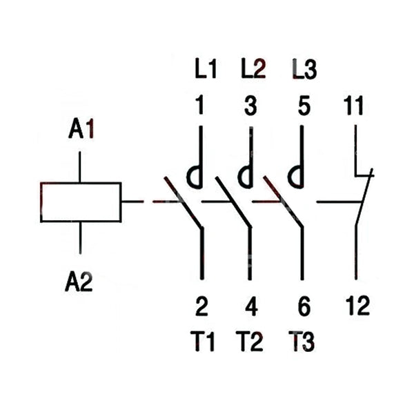 Contactor (magnetic starter) LOVATO 380083 BF0901A 25A/230V AC 9A/4,2kW/400V AC3