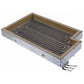Rectangular radial burner 490197 405x255mm 6000W 230V