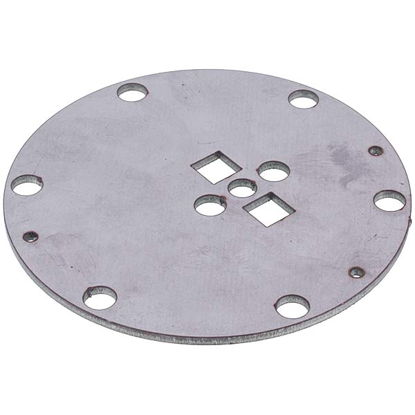 Water Heater Flange Round (stainless steel) D=120mm, 6 holes