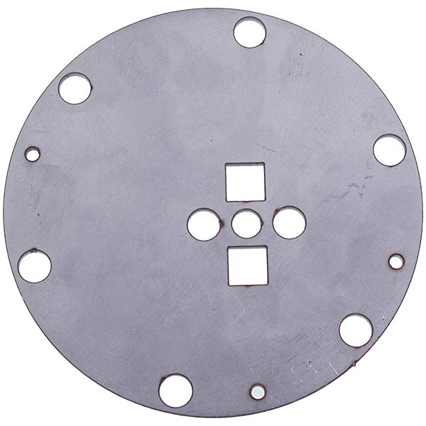 Water Heater Flange Round (stainless steel) D=120mm, 6 holes