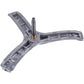 Washing Machine Drum Spider Compatible with Vestel, Rainford, Zanussi COD.766 EBI L=114mm