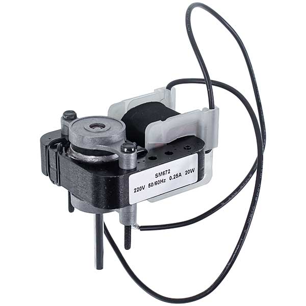 Fan motor SM 672 for refrigerator "No Frost" shaft L=37mm D=4.7mm
