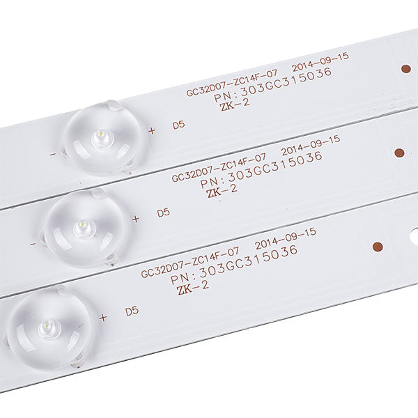 TV LED Backlight Kit GC32D07-ZC14F-07 GC32D07-ZC21FG-09 303GC315036