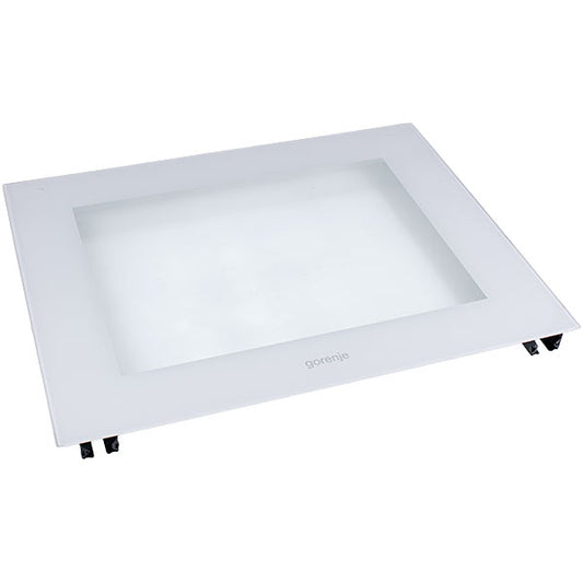 External door glass (with fixing) for oven Gorenje 681002 594x458mm