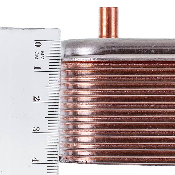 DHW Plate Heat Exchanger Zilmet (16 plates) for Gas Boiler Sime 17A1901610