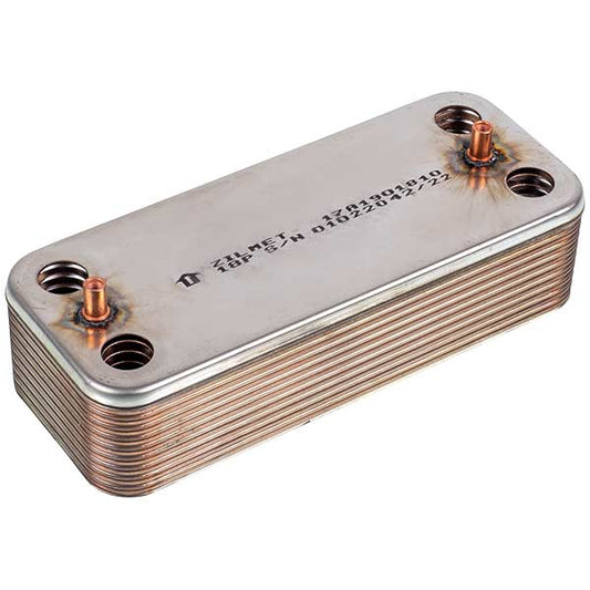 DHW Plate Heat Exchanger Zilmet (18 plates) for Gas Boiler 17A1901810