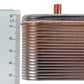 DHW Plate Heat Exchanger Zilmet (20 plates) for Gas Boiler Baxi Eco, Luna 3, Fourtech, Westen Pulsar 17B2072000