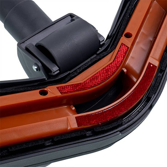 Floor/Carpet Brush CRP197/01 for vacuum cleaner compatible with Philips 432200422712 tube clip D=32mm