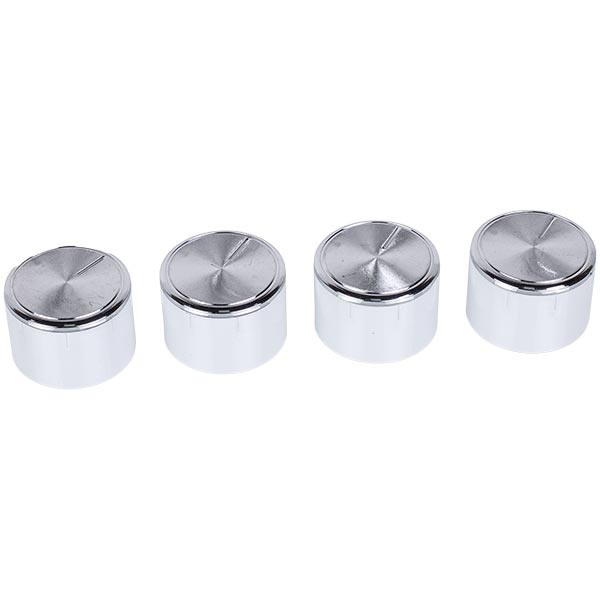 Set of universal adjustment knobs (4 pcs.) for oven with adapters (white insert) D=34mm H=23mm