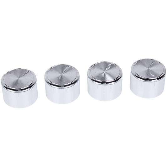 Set of universal adjustment knobs (4 pcs.) for oven with adapters (white insert) D=34mm H=23mm