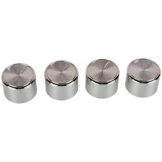 Set of universal oven knobs (4 pcs.) with adapters (gold insert) D=34mm H=23mm