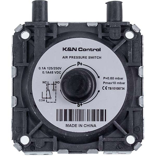 Gas-fired Boiler Air Pressure Switch (Pressostat) P=0,45/0,6 mbar Baxi, Westen, Beretta