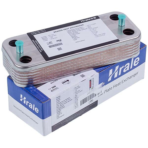 DHW Plate Heat Exchanger (12 plates) for Gas Boiler Compatible with Viessmann Vitopend 100 WH1D 23 kW 7828745