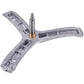 Washing Machine Drum Spider Compatible with Vestel COD.785 EBI L=123mm D=17/25/30.1mm