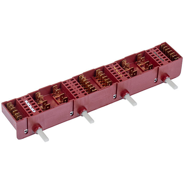 Double burner power switch (4 burners) for electric stove Whirlpool 481227018037 (7 positions)