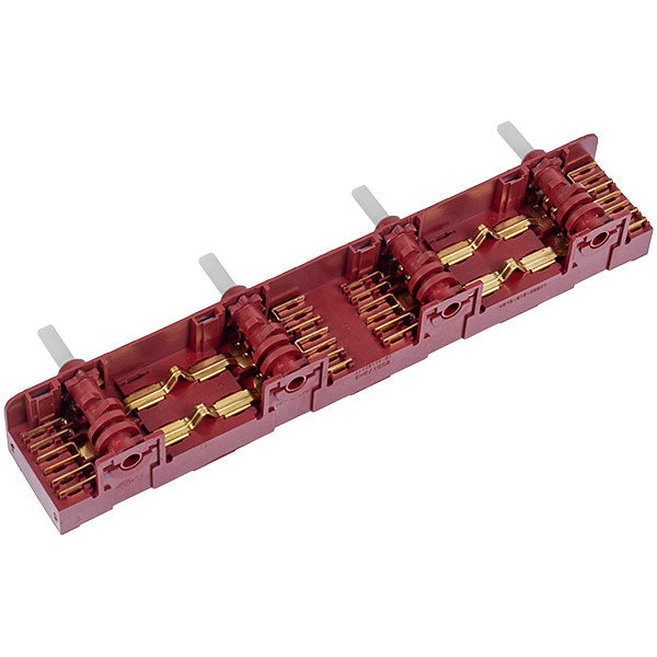 Double burner power switch (4 burners) for electric stove Whirlpool 481227018037 (7 positions)