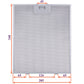 Cooker Hood Grease Filter (metal) 285x340x8mm (under latches, universal)