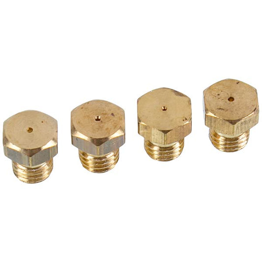 Gas Stove Nozzle Set (4 pcs, LPG) (thread 9mm)