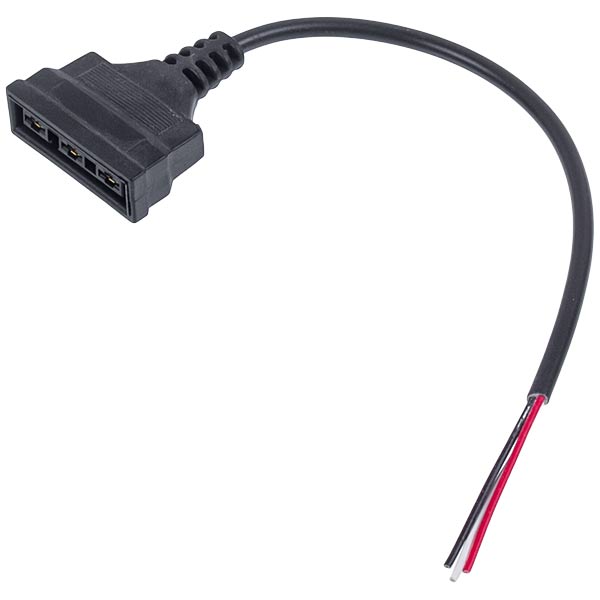 Three-way valve actuator cable for gas boiler