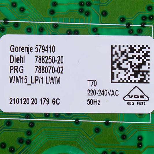 Control board for washing machine WM15_LP/1LWM Gorenje 834718