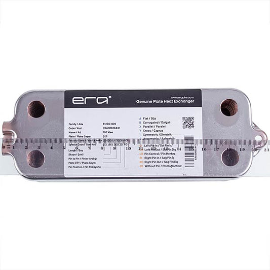 DHW Plate Heat Exchanger (20 plates) for Gas Boiler Baxi/Baymak