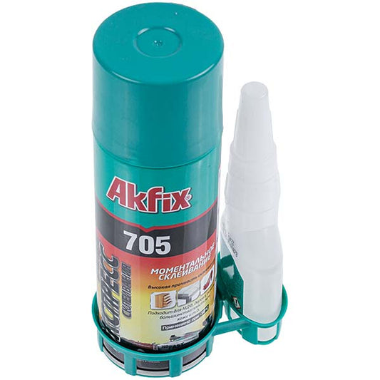 Glue with Activator for Express Gluing Akfix 705 200ml/50g