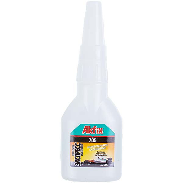 Glue with Activator for Express Gluing Akfix 705 200ml/50g