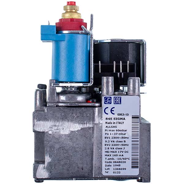 Gas-fired Boiler Gas Valve Sit Sigma 845 (0.845.020) Ariston/Chaffoteaux 65104254