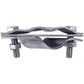 Threaded ground rod connector with strip/roll bar D-14.2mm