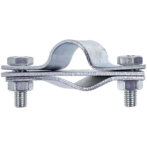 Grounding rod connector with strip/roller D-20mm