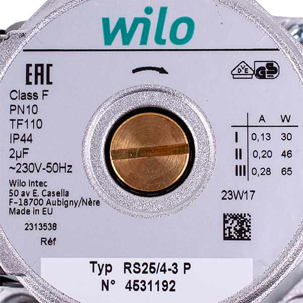 Circulation Pump Wilo Star-RS 25/40 180 (gray)