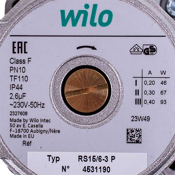 Circulation Pump Wilo Star-RS 15/60 130 (gray)