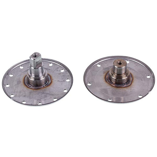 Vertical Washing Machine Drum Support Mount Compatible with Electrolux (2 pcs, stainless steel, under bearing 6204)