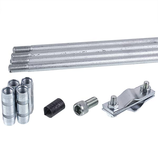 Galvanized Threaded Earthing Kit D-16mm, L-6m