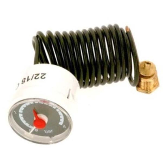 Electric Boiler Pressure Gauge Bosch Tronic Heat 3000/3500 8738104744 0-4 bar D=43 mm