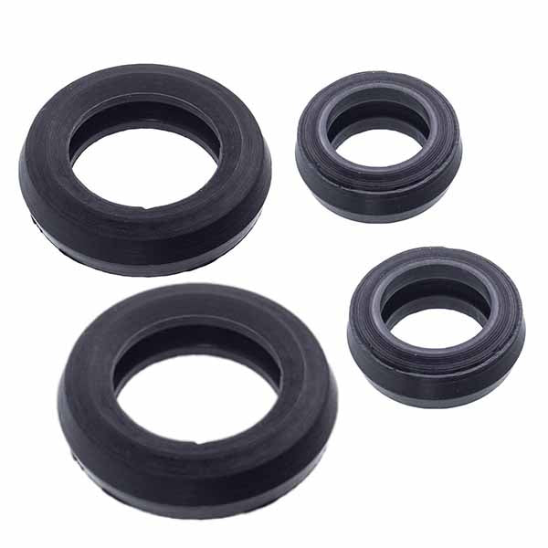 Gas-fired Boiler Heat Exchanger Gasket Set 28,4x17,8 mm (2 pcs.) + 19,6x12,3 mm (2 pcs.) Bosch 87167710030+87167713250