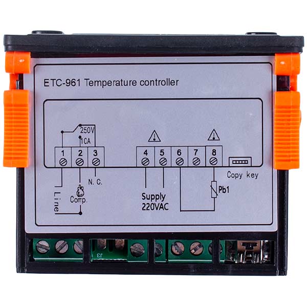 ETC-961 controller (microprocessor 1 sensor) 220V 8A