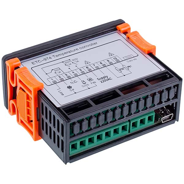 ETS-974 controller (microprocessor 2 sensors) 220V 8A