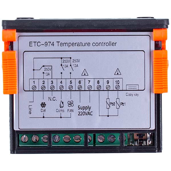 ETS-974 controller (microprocessor 2 sensors) 220V 8A