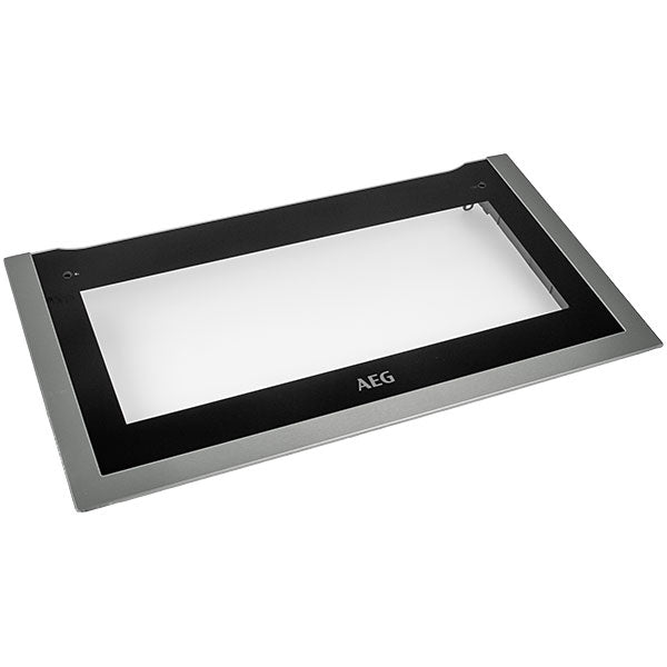 External door glass for oven AEG 140052748013 (with fastening) 594x331mm