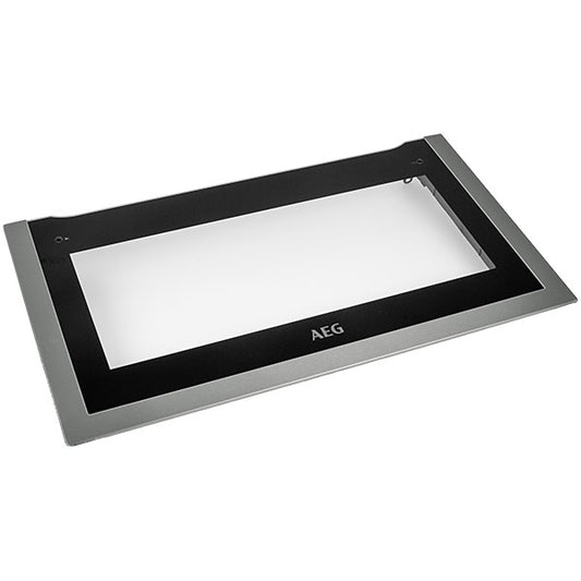 External door glass for oven AEG 140052748013 (with fastening) 594x331mm