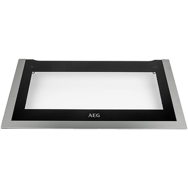 External door glass for oven AEG 140052748013 (with fastening) 594x331mm