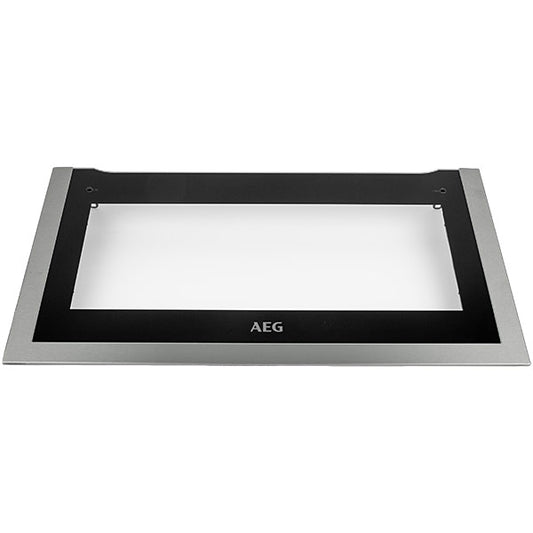 External door glass for oven AEG 140052748013 (with fastening) 594x331mm