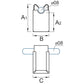 Stainless steel wire holder 01/1 Ni