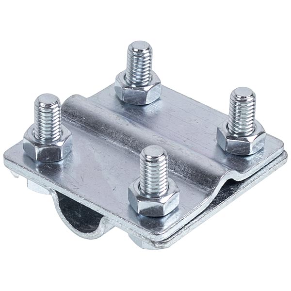 Clamp rod D=16mm/wire D=8-10mm galvanized steel 04/168.2 OC