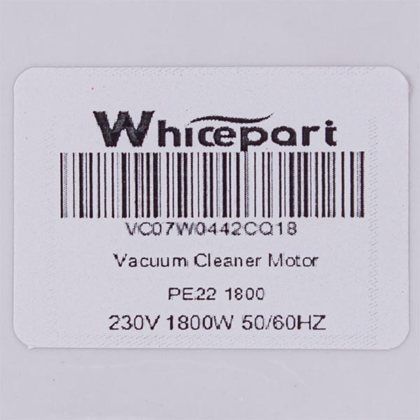 Motor for Vacuum Cleaner VC07W0442CQ18 Whicepart 1800W D=133/91mm H=32/130mm